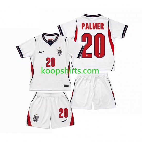 WK 2026 Engeland Thuis Tenue Kinder Voetbalshirts Cole Palmer 20 Korte Mouwen
