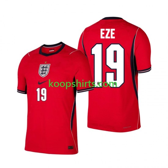 WK 2026 Engeland Uit Tenue Heren Voetbalshirts Eberechi Eze 19 Korte Mouwen