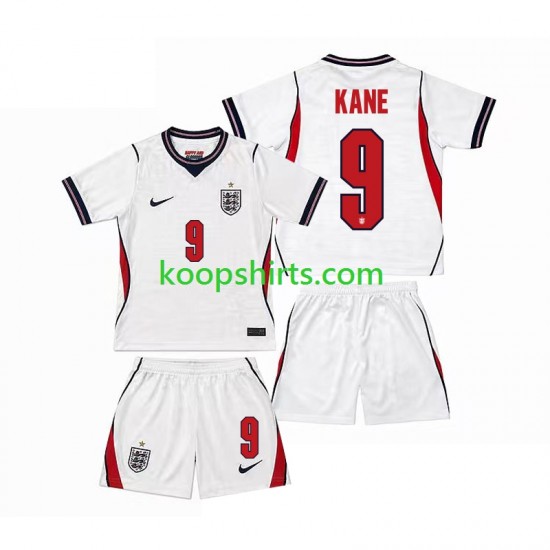 WK 2026 Engeland Thuis Tenue Kinder Voetbalshirts Harry Kane 9 Korte Mouwen