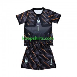 WK 2026 Frankrijk Doelman Thuis Tenue Kinder Voetbalshirts Brice Samba 1 Korte Mouwen