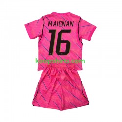 WK 2026 Frankrijk Doelman Uit Tenue Kinder Voetbalshirts Mike Maignan 16 Korte Mouwen