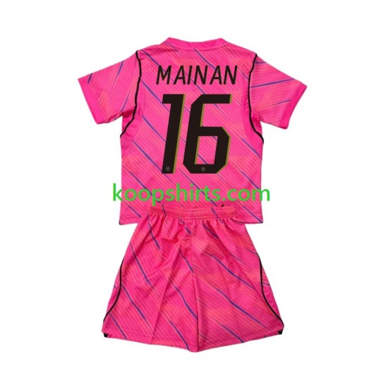 WK 2026 Frankrijk Doelman Uit Tenue Kinder Voetbalshirts Mike Maignan 16 Korte Mouwen