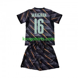 WK 2026 Frankrijk Doelman Thuis Tenue Kinder Voetbalshirts Mike Maignan 16 Korte Mouwen