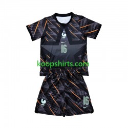 WK 2026 Frankrijk Doelman Thuis Tenue Kinder Voetbalshirts Mike Maignan 16 Korte Mouwen