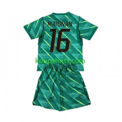 WK 2026 Frankrijk Doelman Derde Tenue Kinder Voetbalshirts Mike Maignan 16 Korte Mouwen