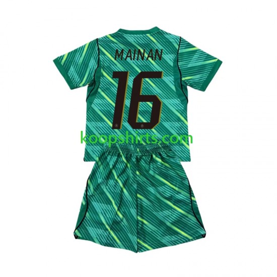 WK 2026 Frankrijk Doelman Derde Tenue Kinder Voetbalshirts Mike Maignan 16 Korte Mouwen