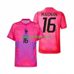 WK 2026 Frankrijk Doelman Uit Tenue Heren Voetbalshirts Mike Maignan 16 Korte Mouwen