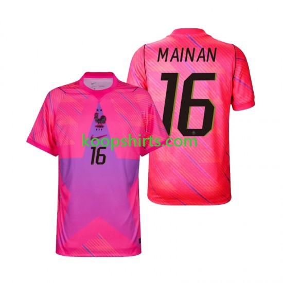 WK 2026 Frankrijk Doelman Uit Tenue Heren Voetbalshirts Mike Maignan 16 Korte Mouwen