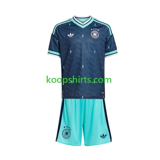 WK 2026 Duitsland Uit Tenue Kinder Voetbalshirts Korte Mouwen