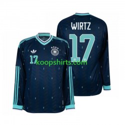 WK 2026 Duitsland Uit Tenue Heren Voetbalshirts Florian Wirtz 17 Lange Mouwen