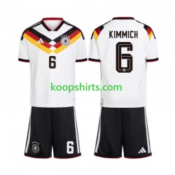 WK 2026 Duitsland Thuis Tenue Kinder Voetbalshirts Joshua Kimmich 6 Korte Mouwen