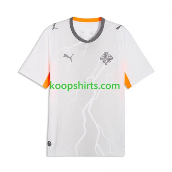 IJsland Uit Tenue Heren Voetbalshirts 2026 Korte Mouwen