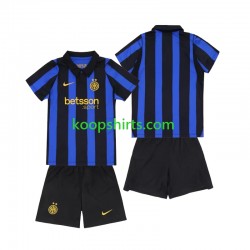 Inter Milan Thuis Tenue Kinder Voetbalshirts 2026-2027 Korte Mouwen