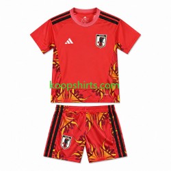 WK 2026 Japan Doelman Thuis Tenue Kinder Voetbalshirts Korte Mouwen