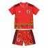WK 2026 Japan Doelman Thuis Tenue Kinder Voetbalshirts Korte Mouwen
