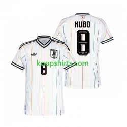 WK 2026 Japan Uit Tenue Heren Voetbalshirts Kubo 8 Korte Mouwen