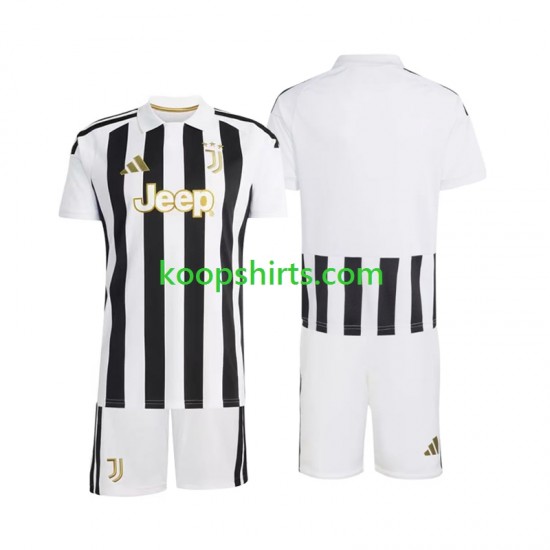 Juventus Thuis Tenue Kinder Voetbalshirts 2026-2027 Korte Mouwen