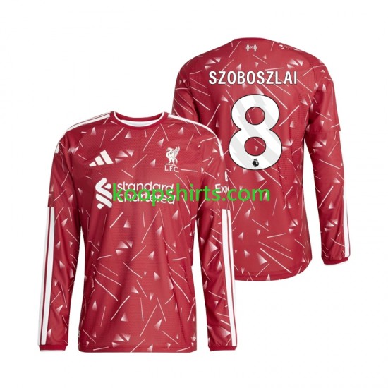 Liverpool Thuis Tenue Heren Voetbalshirts Dominik Szoboszlai 8 2026-2027 Lange Mouwen