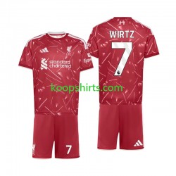 Liverpool Thuis Tenue Kinder Voetbalshirts Florian Wirtz 7 2026-2027 Korte Mouwen