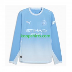 Manchester City Thuis Tenue Heren Voetbalshirts 2026-2027 Lange Mouwen