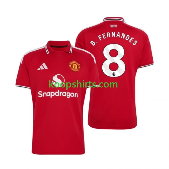 Manchester United Thuis Tenue Heren Voetbalshirts Bruno Fernandes 8 2026-2027 Korte Mouwen