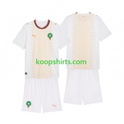 Marokko Uit Tenue Kinder Voetbalshirts 2026 Korte Mouwen