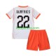 WK 2026 Nederland Uit Tenue Kinder Voetbalshirts Denzel Dumfries 22 Korte Mouwen