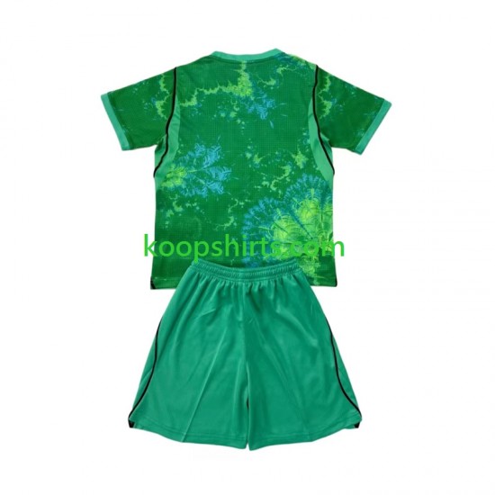 WK 2026 Nederland Doelman Derde Tenue Kinder Voetbalshirts Korte Mouwen