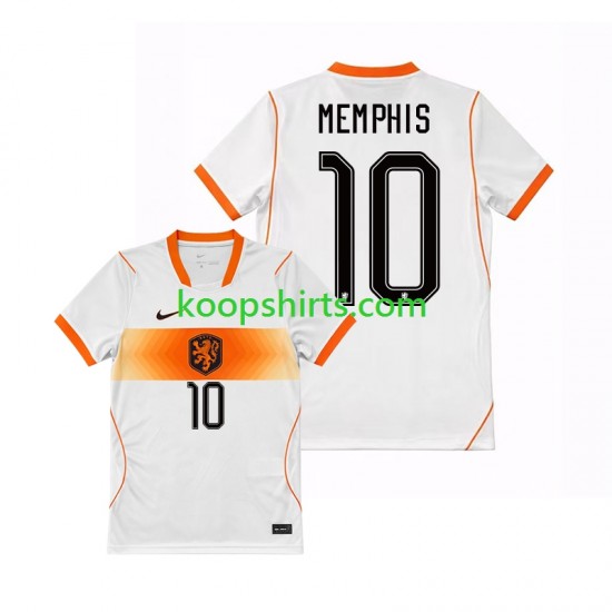 WK 2026 Nederland Uit Tenue Heren Voetbalshirts Memphis Depay 10 Korte Mouwen