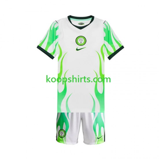 Nigeria Uit Tenue Kinder Voetbalshirts 2026 Korte Mouwen