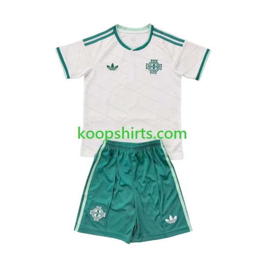 Noord-Ierland Uit Tenue Kinder Voetbalshirts 2026 Korte Mouwen