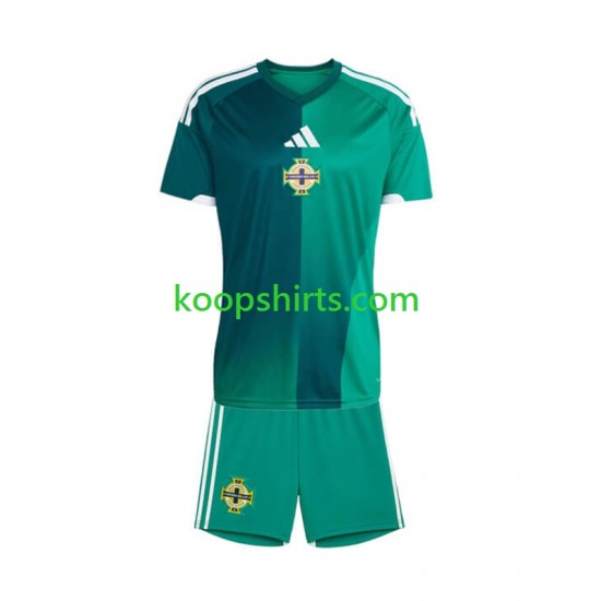 Noord-Ierland Thuis Tenue Kinder Voetbalshirts 2026 Korte Mouwen