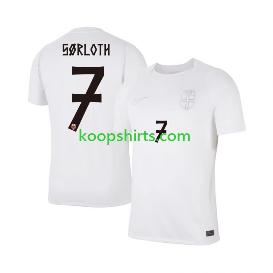 WK 2026 Noorwegen Derde Tenue Heren Voetbalshirts Alexander Sorloth 7 Korte Mouwen