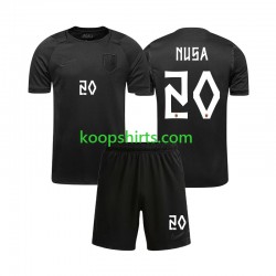 WK 2026 Noorwegen Uit Tenue Kinder Voetbalshirts Antonio NUSA 20 Korte Mouwen