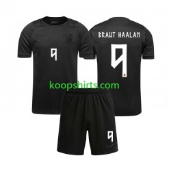 WK 2026 Noorwegen Uit Tenue Kinder Voetbalshirts Braut Haaland 9 Korte Mouwen