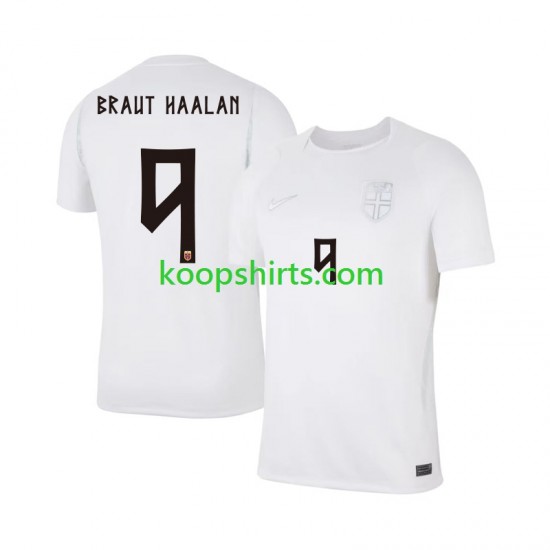 WK 2026 Noorwegen Derde Tenue Heren Voetbalshirts Braut Haaland 9 Korte Mouwen