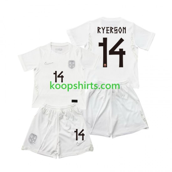 WK 2026 Noorwegen Derde Tenue Kinder Voetbalshirts Julian Ryerson 14 Korte Mouwen