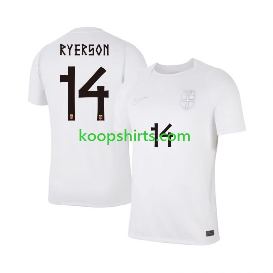 WK 2026 Noorwegen Derde Tenue Heren Voetbalshirts Julian Ryerson 14 Korte Mouwen