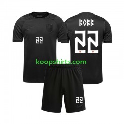 WK 2026 Noorwegen Uit Tenue Kinder Voetbalshirts Oscar Bobb 22 Korte Mouwen