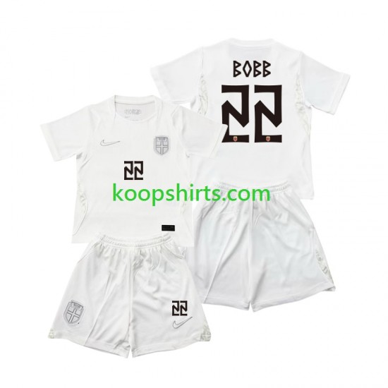 WK 2026 Noorwegen Derde Tenue Kinder Voetbalshirts Oscar Bobb 22 Korte Mouwen
