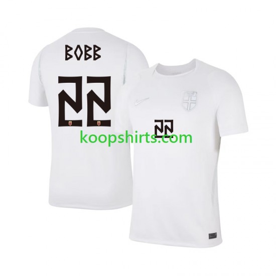 WK 2026 Noorwegen Derde Tenue Heren Voetbalshirts Oscar Bobb 22 Korte Mouwen