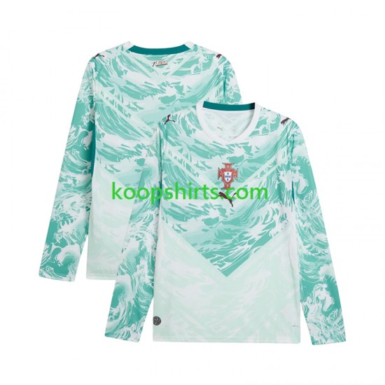 WK 2026 Portugal Uit Tenue Heren Voetbalshirts Lange Mouwen