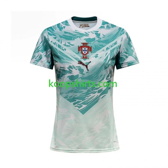 WK 2026 Portugal Uit Tenue Dames Voetbalshirts Korte Mouwen