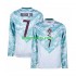 WK 2026 Portugal Uit Tenue Heren Voetbalshirts Cristiano Ronaldo 7 Lange Mouwen