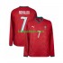 WK 2026 Portugal Thuis Tenue Heren Voetbalshirts Cristiano Ronaldo 7 Lange Mouwen