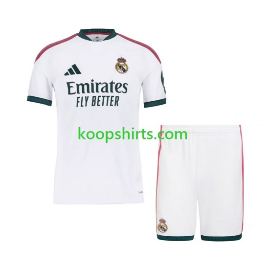 Real Madrid Thuis Tenue Kinder Voetbalshirts 2026-2027 Korte Mouwen