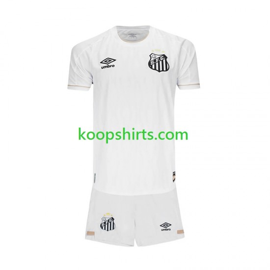 Santos FC Thuis Tenue Kinder Voetbalshirts 2026-2027 Korte Mouwen
