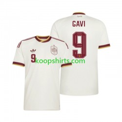WK 2026 Spanje Uit Tenue Heren Voetbalshirts Gavi 9 Korte Mouwen