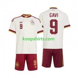 WK 2026 Spanje Uit Tenue Kinder Voetbalshirts Gavi 9 Korte Mouwen