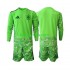 WK 2026 Spanje Doelman Tenue Kinder Voetbalshirts 6th Green color Lange Mouwen